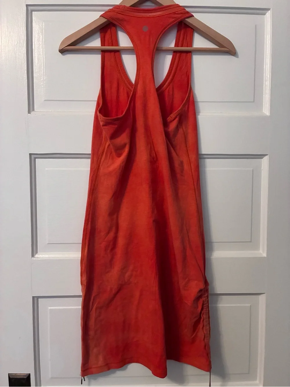 Lululemon It's A Cinch Dress Mottled Blood Orange Tanktop Dress Size 6